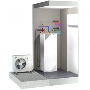 Air to water heat pump