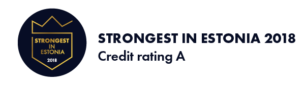 Certificate strongest in Estonia 2018 - Greenspirit OÜ